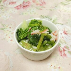 小松菜の中華風和え物